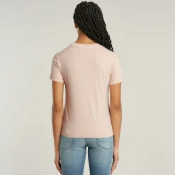 G-star Raw Shirts*Overdyed front seam r t wmn liquid pink gd