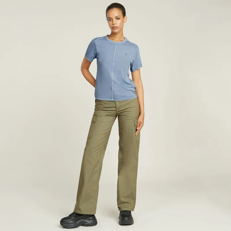 G-star Raw Shirts*Overdyed front seam r t wmn amann gd