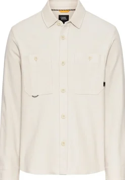 Camel Active Hemden|Big Boys*Overshirt aus reiner Baumwolle Beige