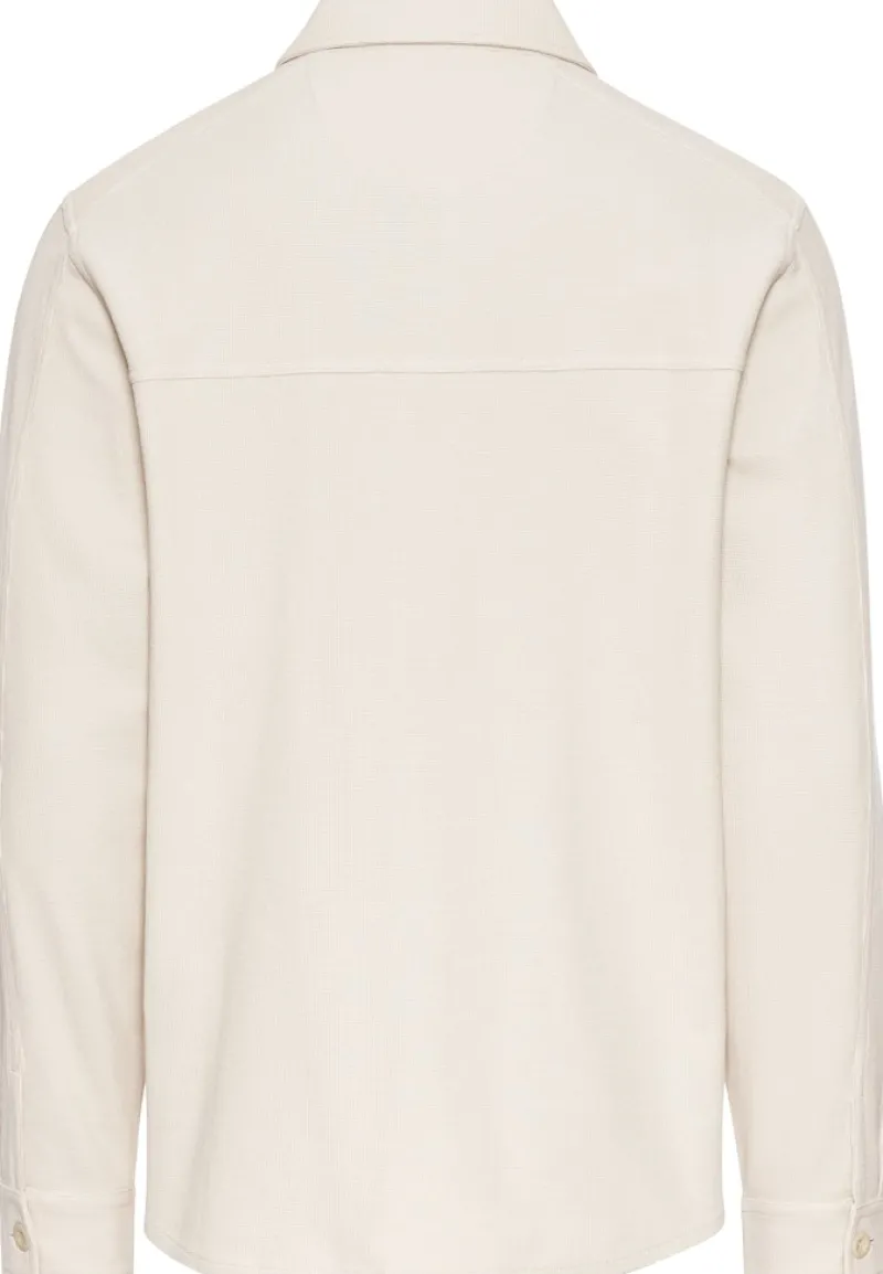 Camel Active Hemden|Big Boys*Overshirt aus reiner Baumwolle Beige