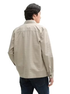 Tom Tailor Hemden|Big Boys*Overshirt Hemd aus Baumwolle cashew beige