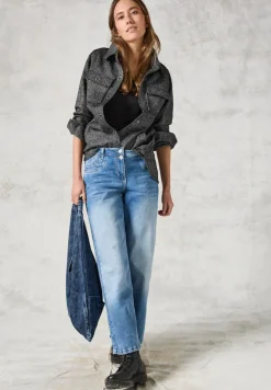 Cecil Jacken*Overshirt mit Kapuze Black