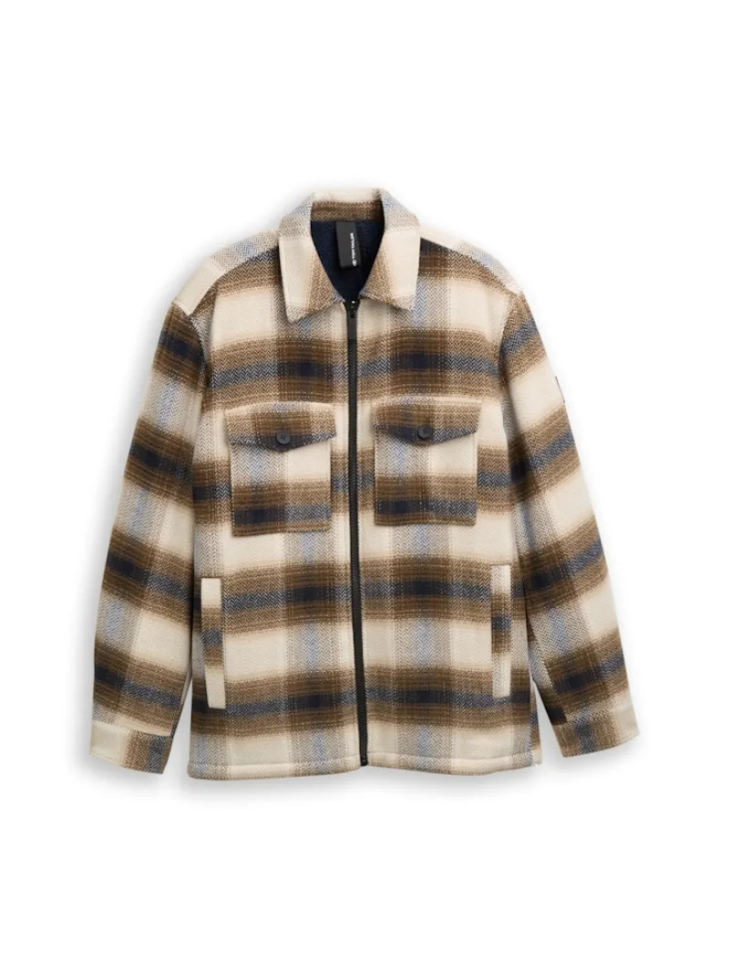 Tom Tailor Jacken|Big Boys*Overshirt mit Karomuster brown blue check
