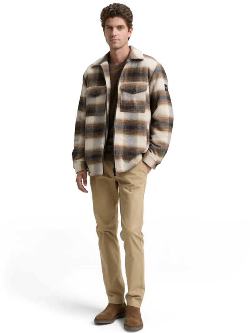 Tom Tailor Jacken|Big Boys*Overshirt mit Karomuster brown blue check