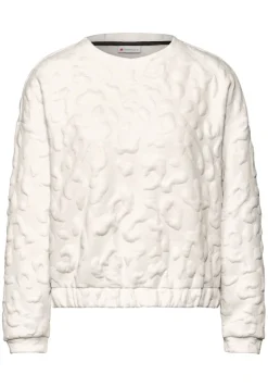 Street One Pullover & Sweatshirts*Oversize Leo-Sweater lucid white