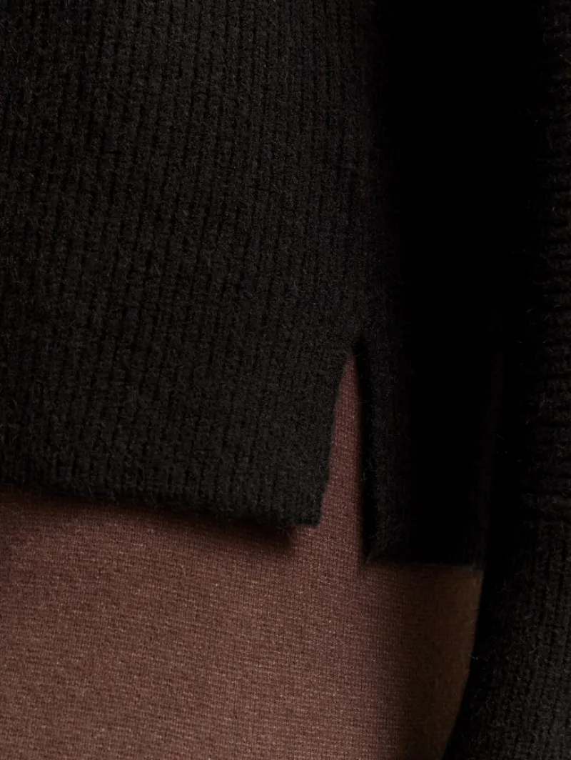 Tom Tailor Pullover & Sweatshirts*Oversize Rollkragenpullover deep black