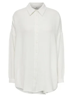 Only Blusen*Oversized Bluse Cloud Dancer