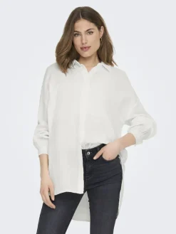 Only Blusen*Oversized Bluse Cloud Dancer