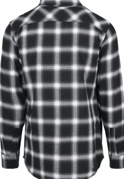 Urban Classics Hemden|Big Boys*Oversized Checked Shirt blk, wht