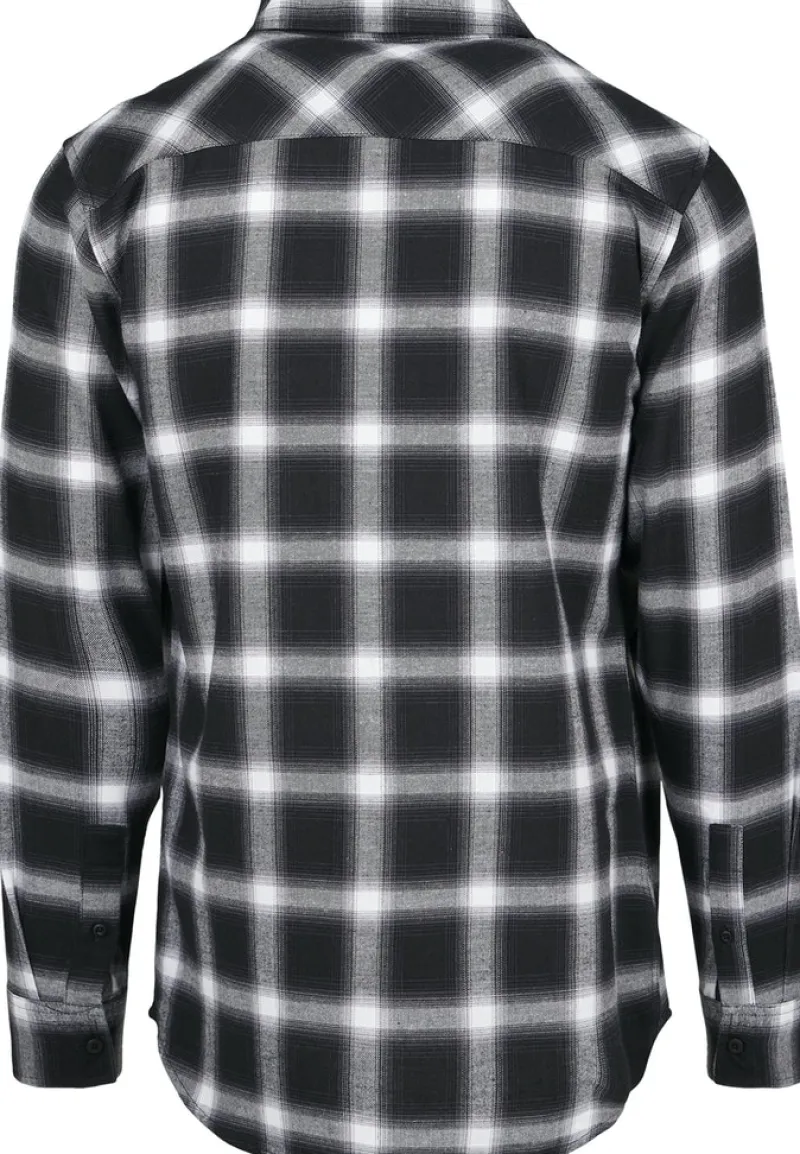 Urban Classics Hemden|Big Boys*Oversized Checked Shirt blk, wht