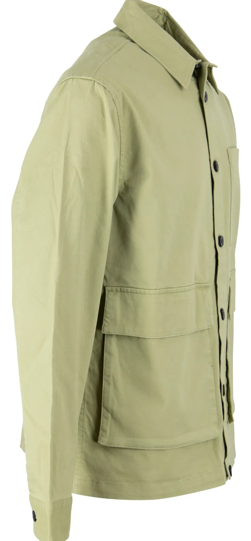 Calvin Klein Hemden*Oversized Hemdjacke Aus Baumwoll-twill olive