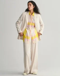 Gant Blusen*Oversized Madras Bluse canary yellow