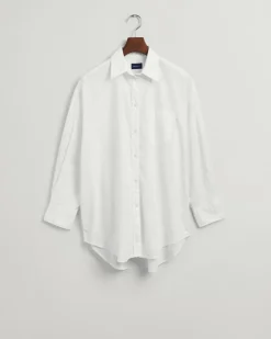 Gant Blusen*Oversized Oxford-Bluse white