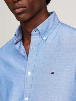 Tommy Hilfiger Hemden|Big Boys*OXFORD DOBBY SF SHIRT vibrant indigo