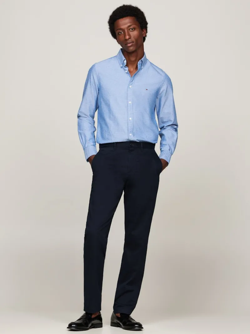 Tommy Hilfiger Hemden|Big Boys*OXFORD DOBBY SF SHIRT vibrant indigo