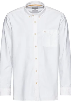 Camel Active Hemden|Big Boys*Oxford Hemd aus zertifiziertem Organic Cotton white