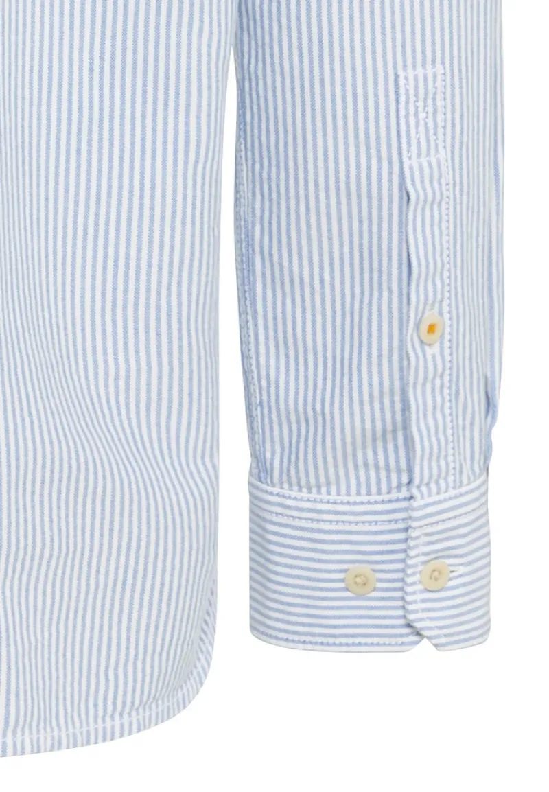 Camel Active Hemden|Big Boys*Oxford Streifenhemd aus nachhaltigem Organic Cotton skylight