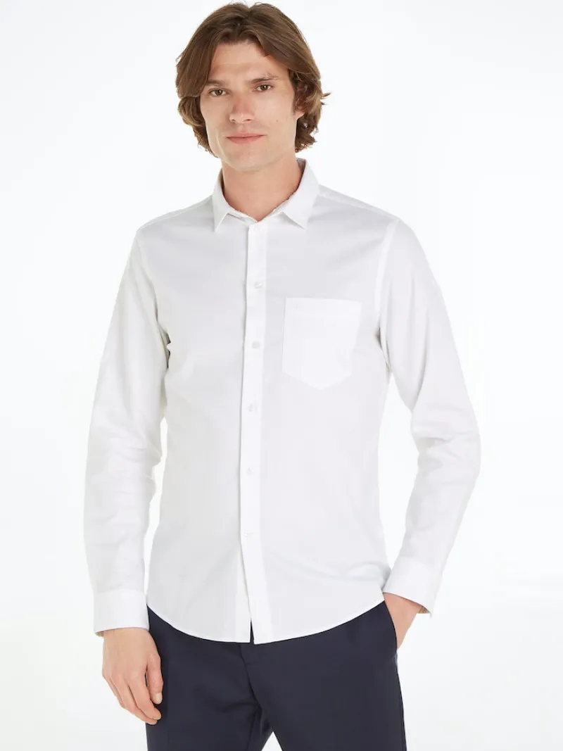 Calvin Klein Hemden|Big Boys*OXFORD STRETCH REGULAR FIT SHIRT Bright White