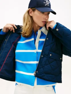 Tommy Hilfiger Jacken*PADDED FLAG QUILTED JACKET dark night navy