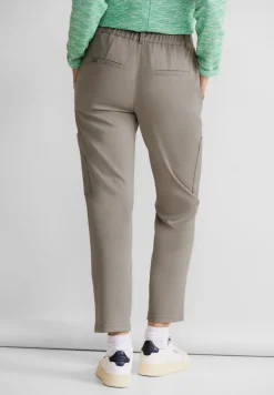Street One Hosen*Paperbag Hose cool ivory