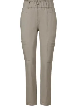 Street One Hosen*Paperbag Hose cool ivory