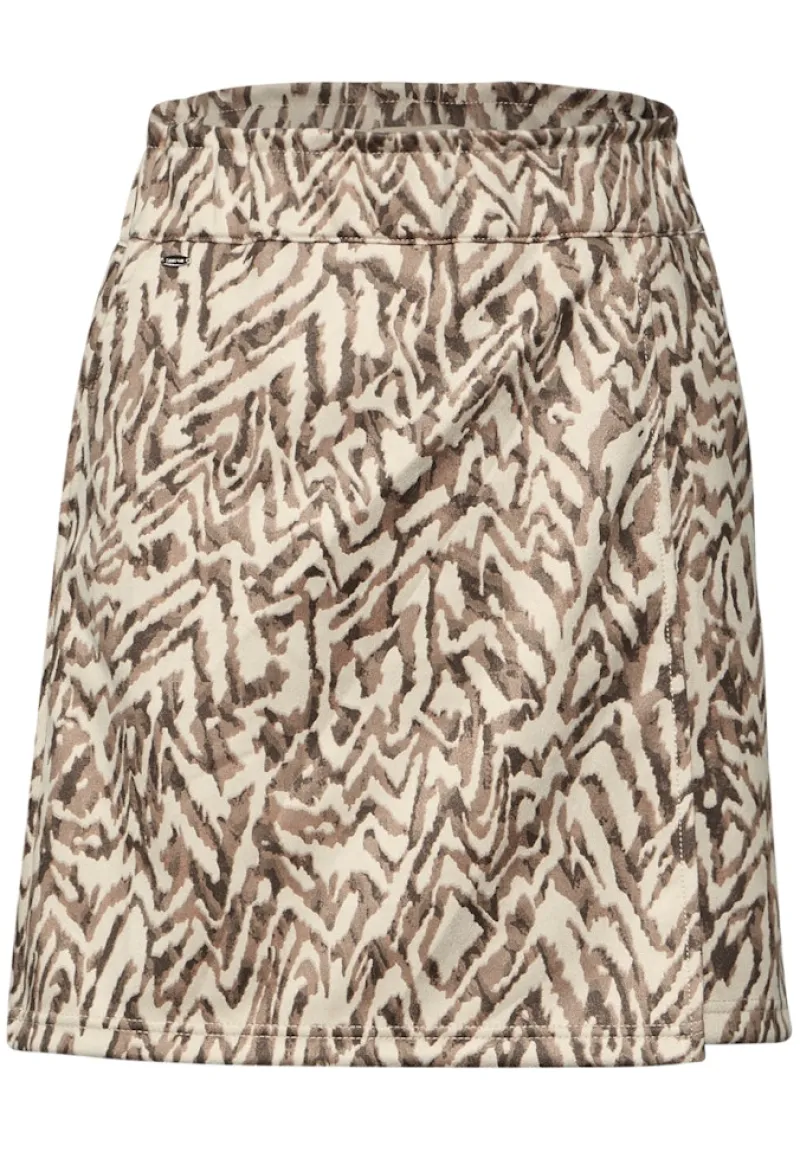 Street One Röcke*Paperbag Velours-Rock honey sand