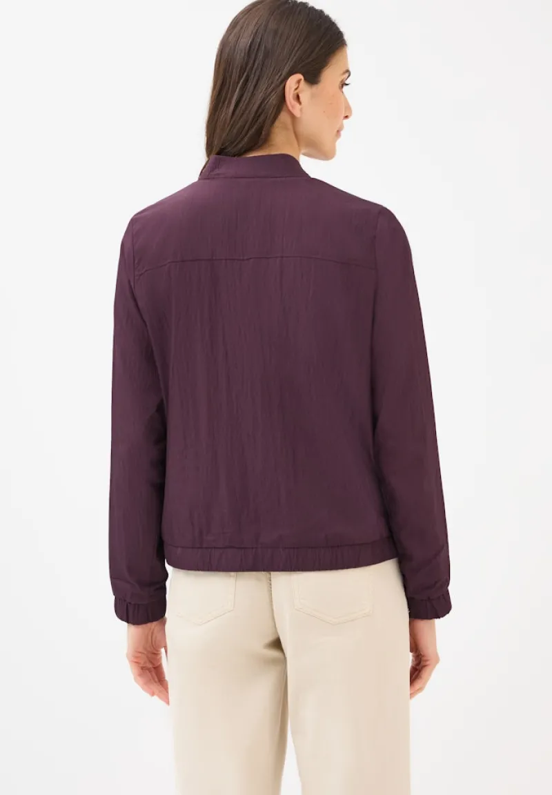 Cecil Jacken*Papertouch Blouson mulberry red