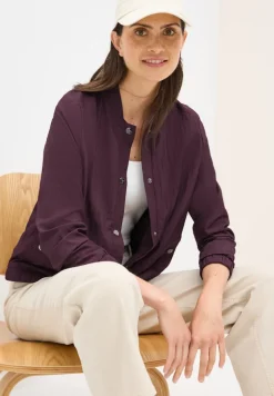 Cecil Jacken*Papertouch Blouson mulberry red