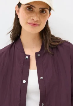 Cecil Jacken*Papertouch Blouson mulberry red