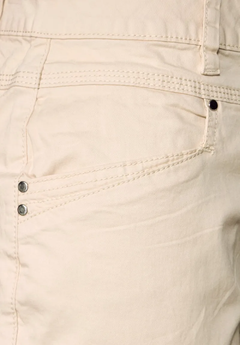 Street One Hosen*Papertouch Casual Fit Hose light smooth sand