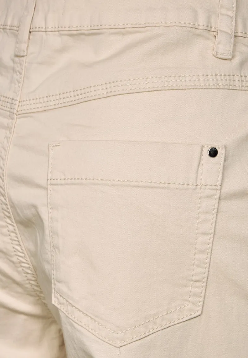 Street One Hosen*Papertouch Casual Fit Hose light smooth sand