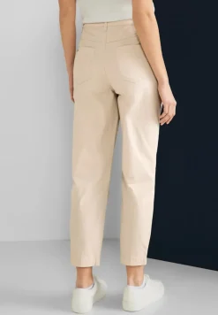 Street One Hosen*Papertouch Casual Fit Hose light smooth sand