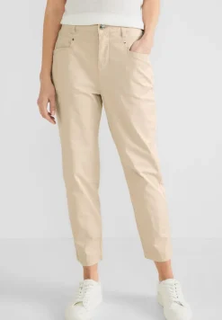 Street One Hosen*Papertouch Casual Fit Hose light smooth sand