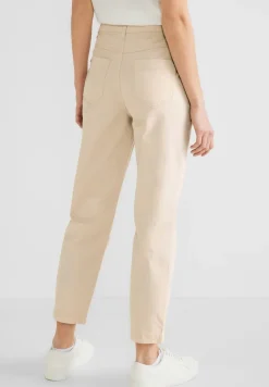 Street One Hosen*Papertouch Casual Fit Hose light smooth sand