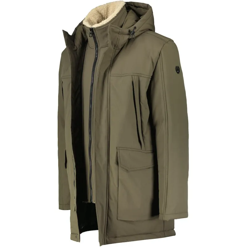 Lerros Jacken|Big Boys*PARKA KONFEKTION moss green melange