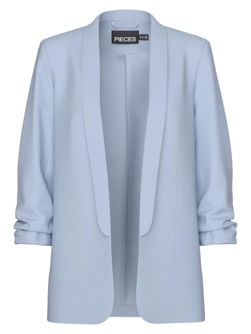 Pieces Jacken*PCBOSELLA 3/4 BLAZER NOOS BC kentucky blue