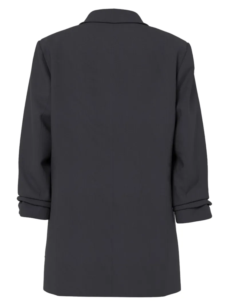 Pieces Jacken*PCBOSELLA 3/4 BLAZER NOOS BC Black