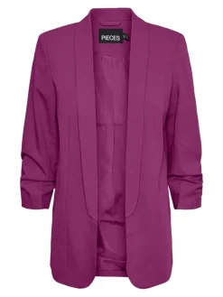 Pieces Jacken*PCBOSELLA 3/4 BLAZER NOOS BC Festival Fuchsia