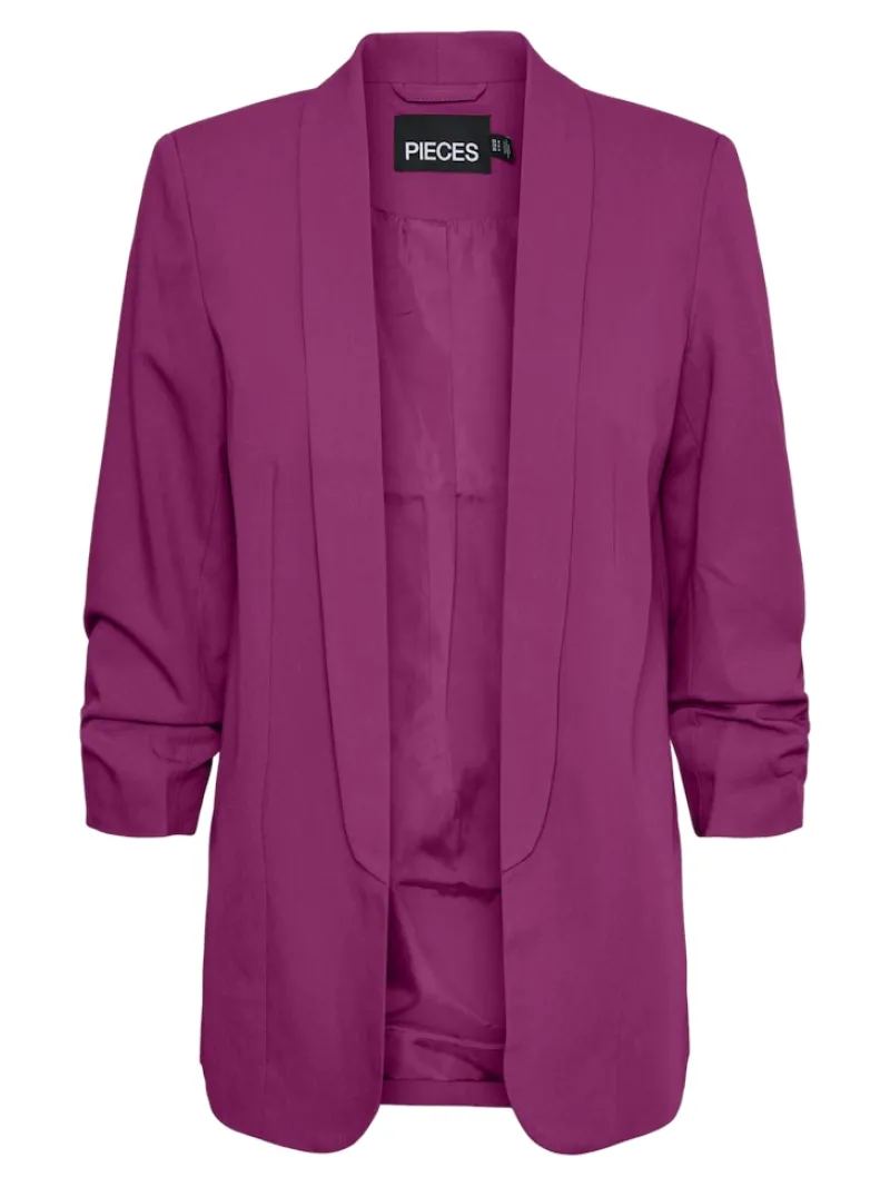 Pieces Jacken*PCBOSELLA 3/4 BLAZER NOOS BC Festival Fuchsia