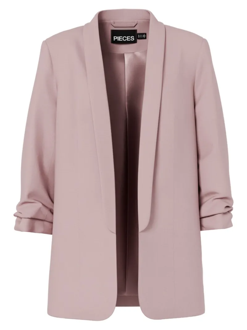 Pieces Jacken*PCBOSELLA 3/4 BLAZER NOOS BC Woodrose