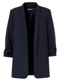 Pieces Jacken*PCBOSELLA 3/4 BLAZER NOOS BC Night Sky