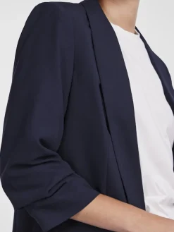 Pieces Jacken*PCBOSELLA 3/4 BLAZER NOOS BC Night Sky