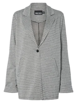 Pieces Jacken*PCFLORI LS COATIGAN Black