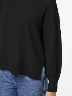 Pieces Pullover & Sweatshirts*PCMALOU LS ROLLNECK KNIT NOOS BC Black