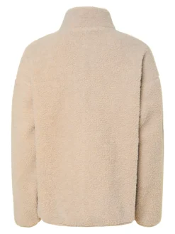 Pieces Jacken*PCSADIA LS TEDDY JACKET NOOS BC silver gray