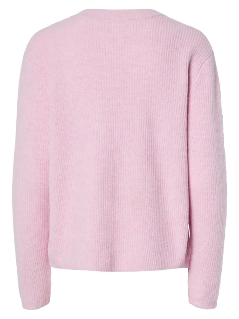 Pieces Pullover & Sweatshirts*PCSILLY LS REV TIE KNIT NOOS BC roseate spoonbill