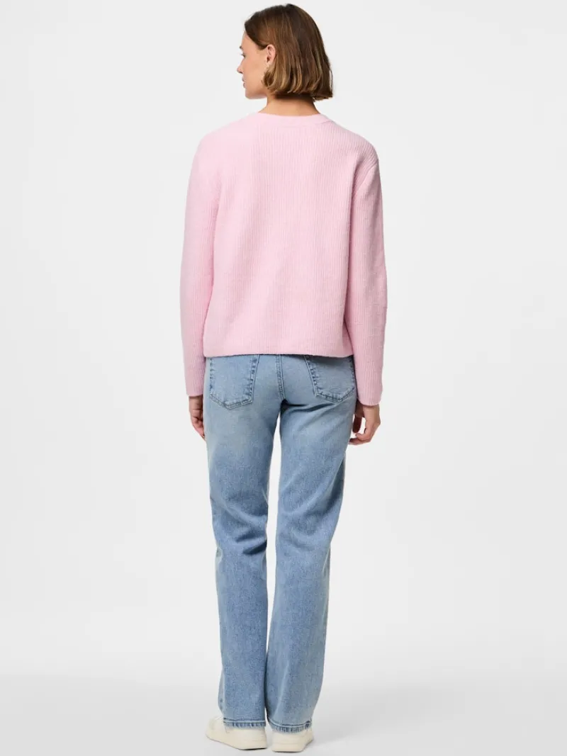 Pieces Pullover & Sweatshirts*PCSILLY LS REV TIE KNIT NOOS BC roseate spoonbill