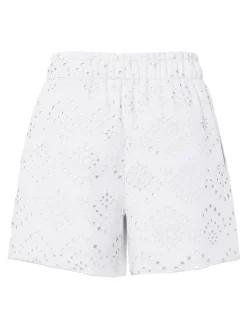 Pieces Shorts*PCVILDE MW SHORTS WVN NOOS Bright White