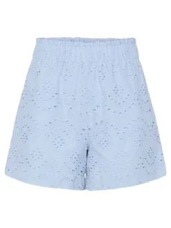 Pieces Shorts*PCVILDE MW SHORTS WVN NOOS Cashmere Blue