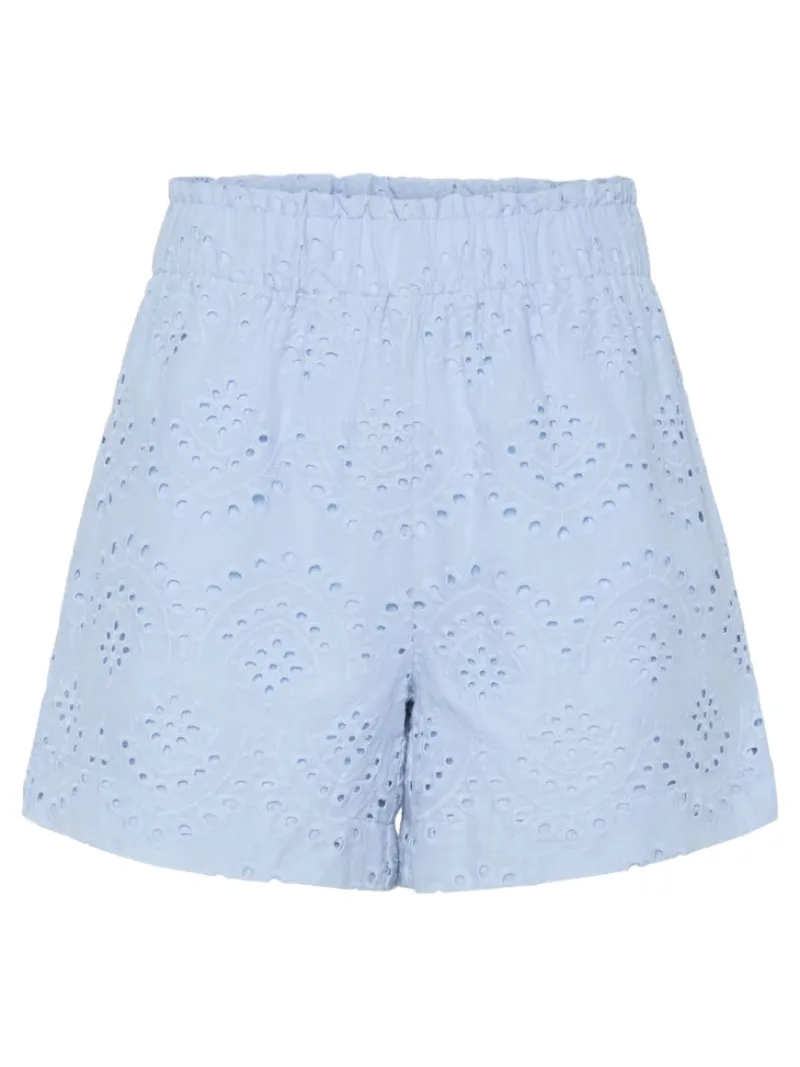 Pieces Shorts*PCVILDE MW SHORTS WVN NOOS Cashmere Blue